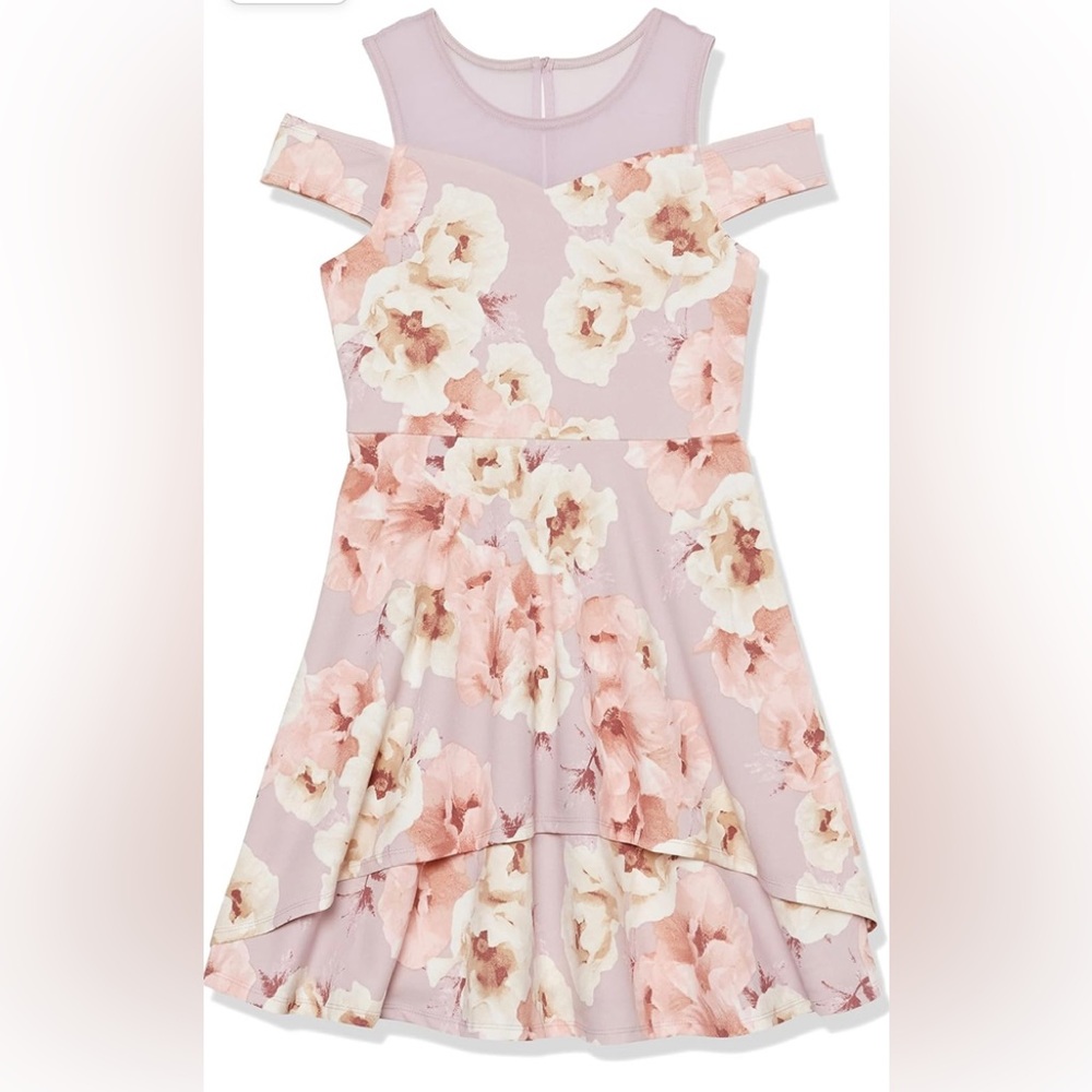 Speechless Girls' Off The Shoulder Floral Party Dress size 16